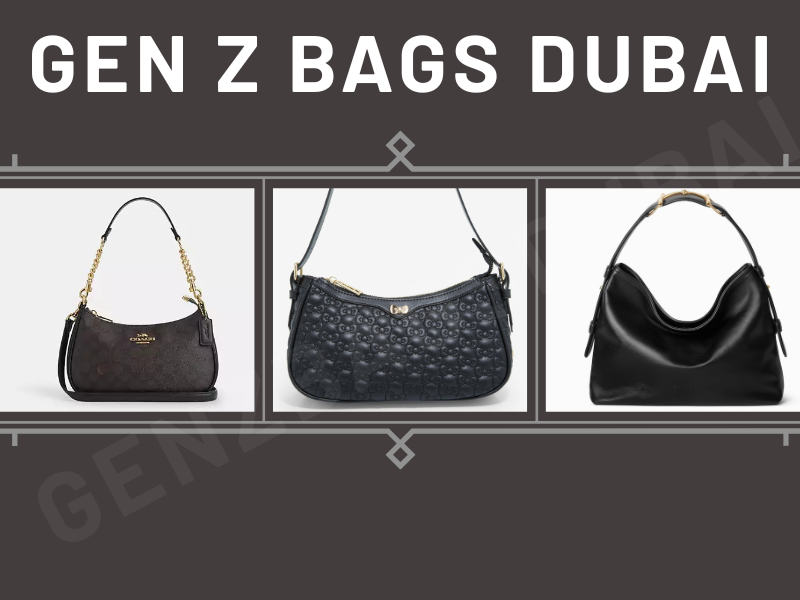 Black shoulder bag luxury collection by GEN Z BAGS DUBAI – Top 5 designer styles.