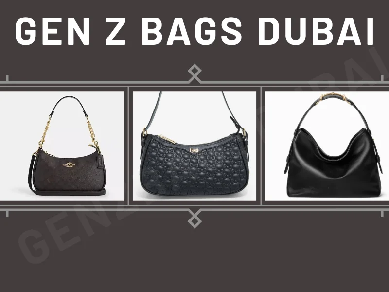 Black shoulder bag luxury collection by GEN Z BAGS DUBAI – Top 5 designer styles.