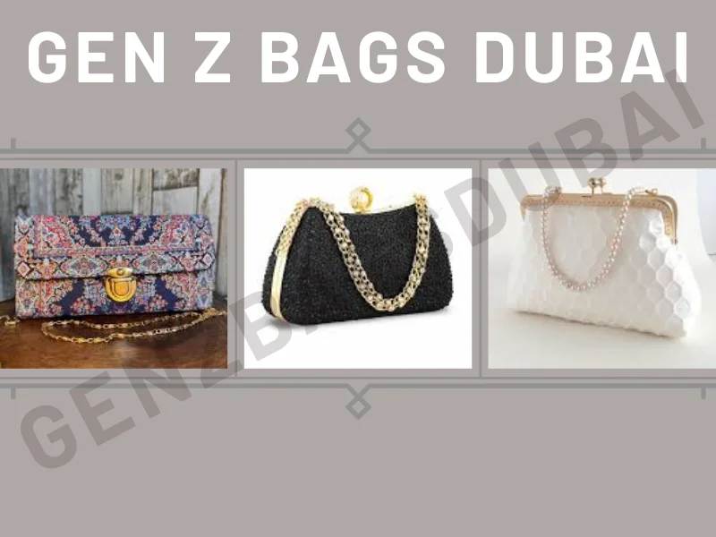Black satin clutch bag with gold clasp on marble table – luxury evening clutch replica Dubai 2025