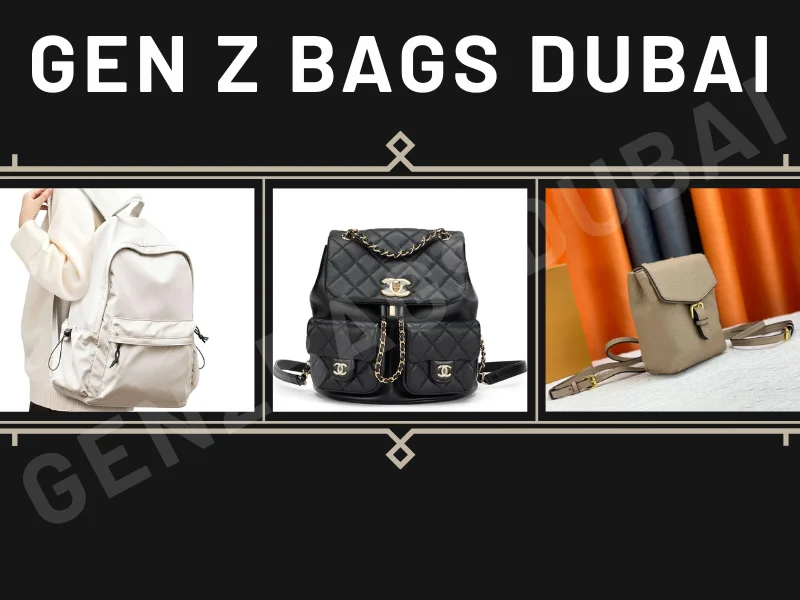 Cute branded mini leather backpack for women in soft nude tone – perfect small designer backpack for evenings out