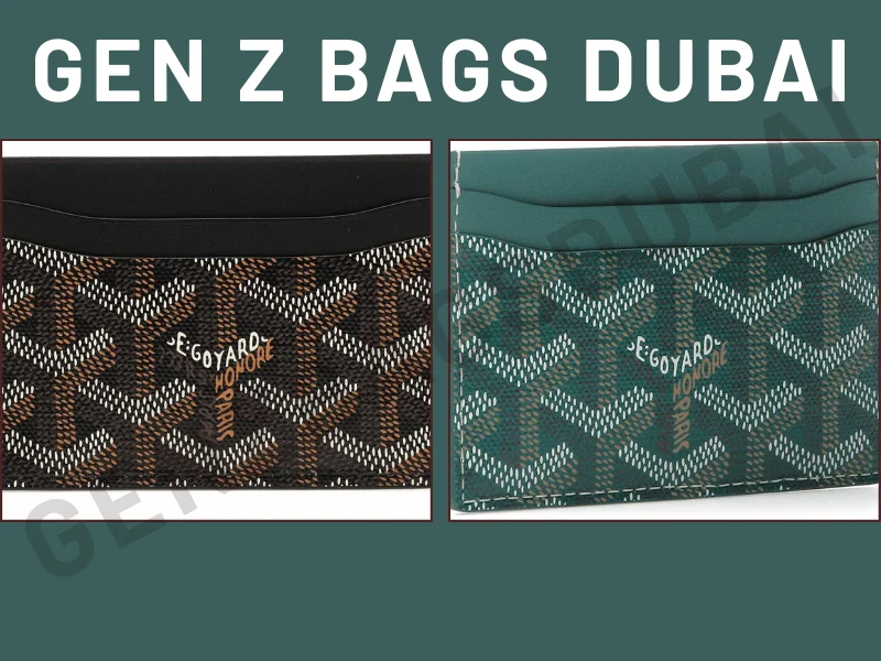 Portacarte Goyard Saint Sulpice in tela Goyardine iconica – lusso minimalista francese handmade