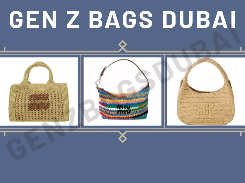 miu miu crochet bag in vibrant multicolor design held by a stylish woman in luxury summer outfit