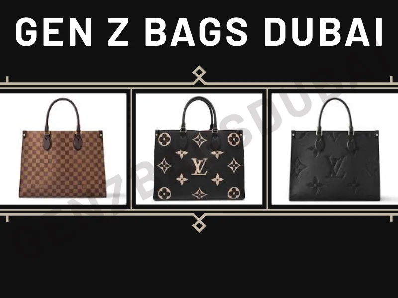 Louis Vuitton On The Go bag in black Monogram Empreinte leather, front view showing structured shape and elegant embossed design