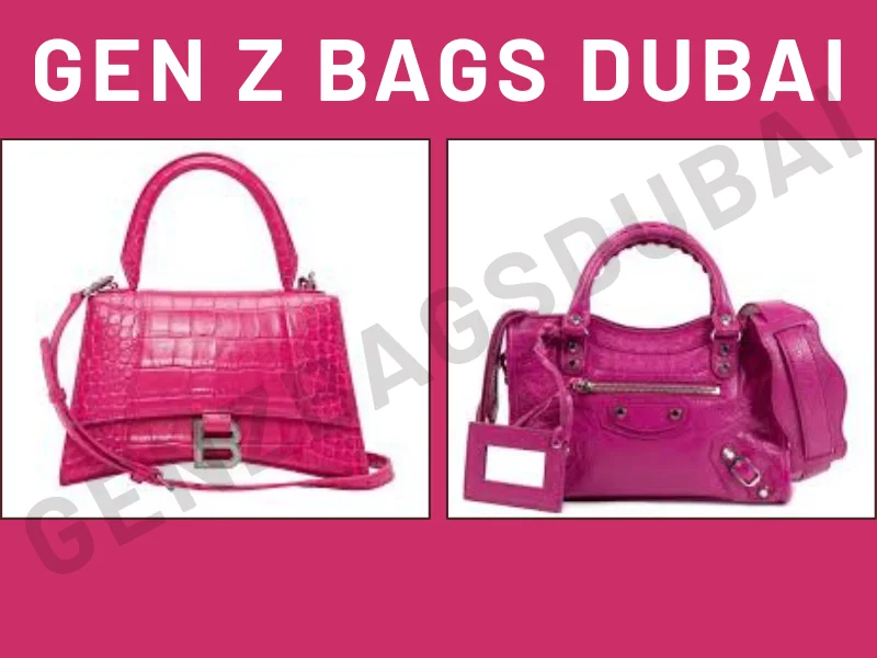 Vibrant hot pink Balenciaga bag close-up on white background – iconic designer handbag in bright pink
